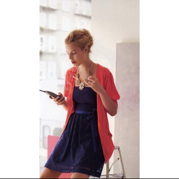 Trina Turk Zafira navy lace dress - Picture 5 of 5